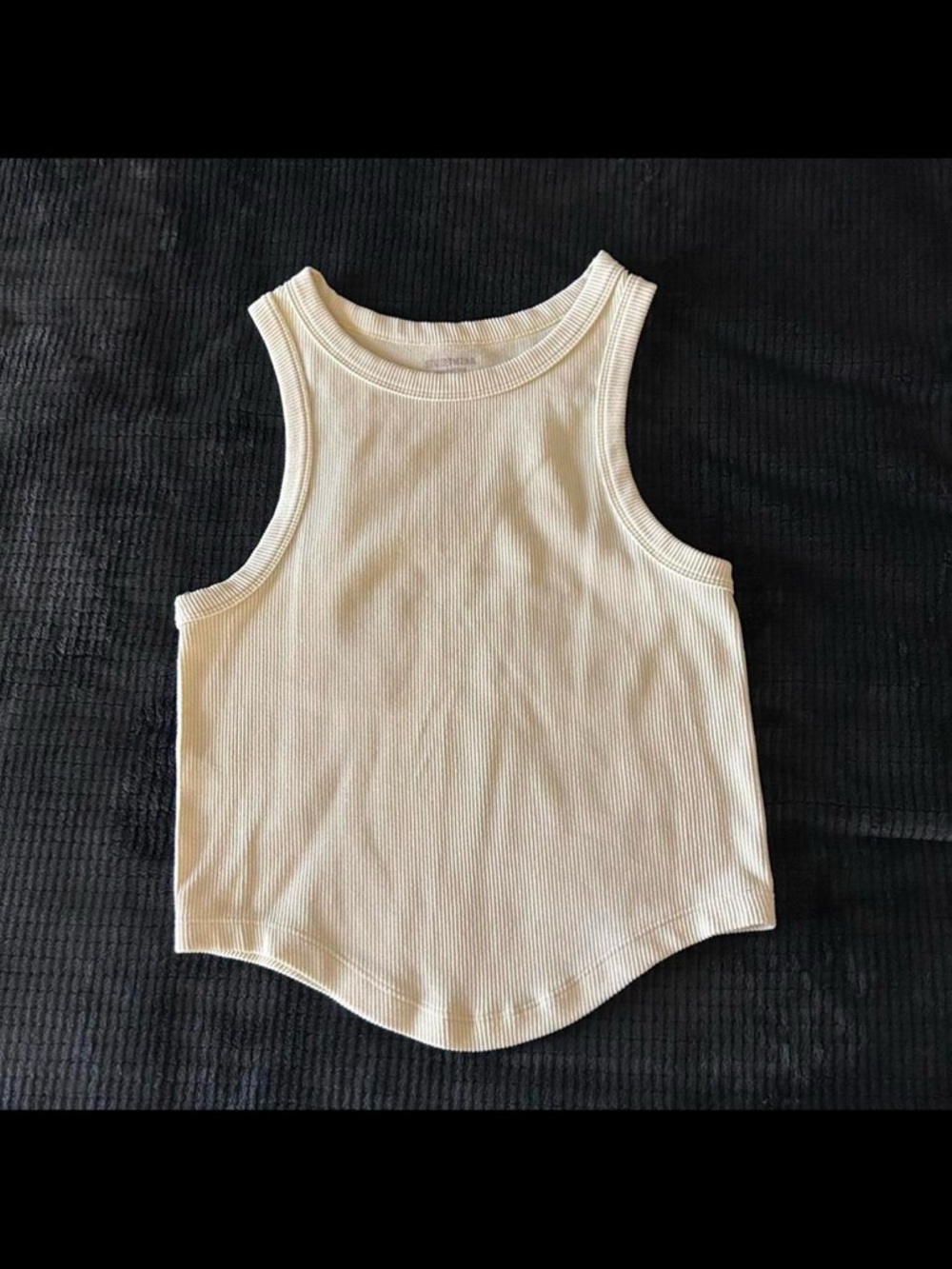 Pastel Yellow Racerback Top